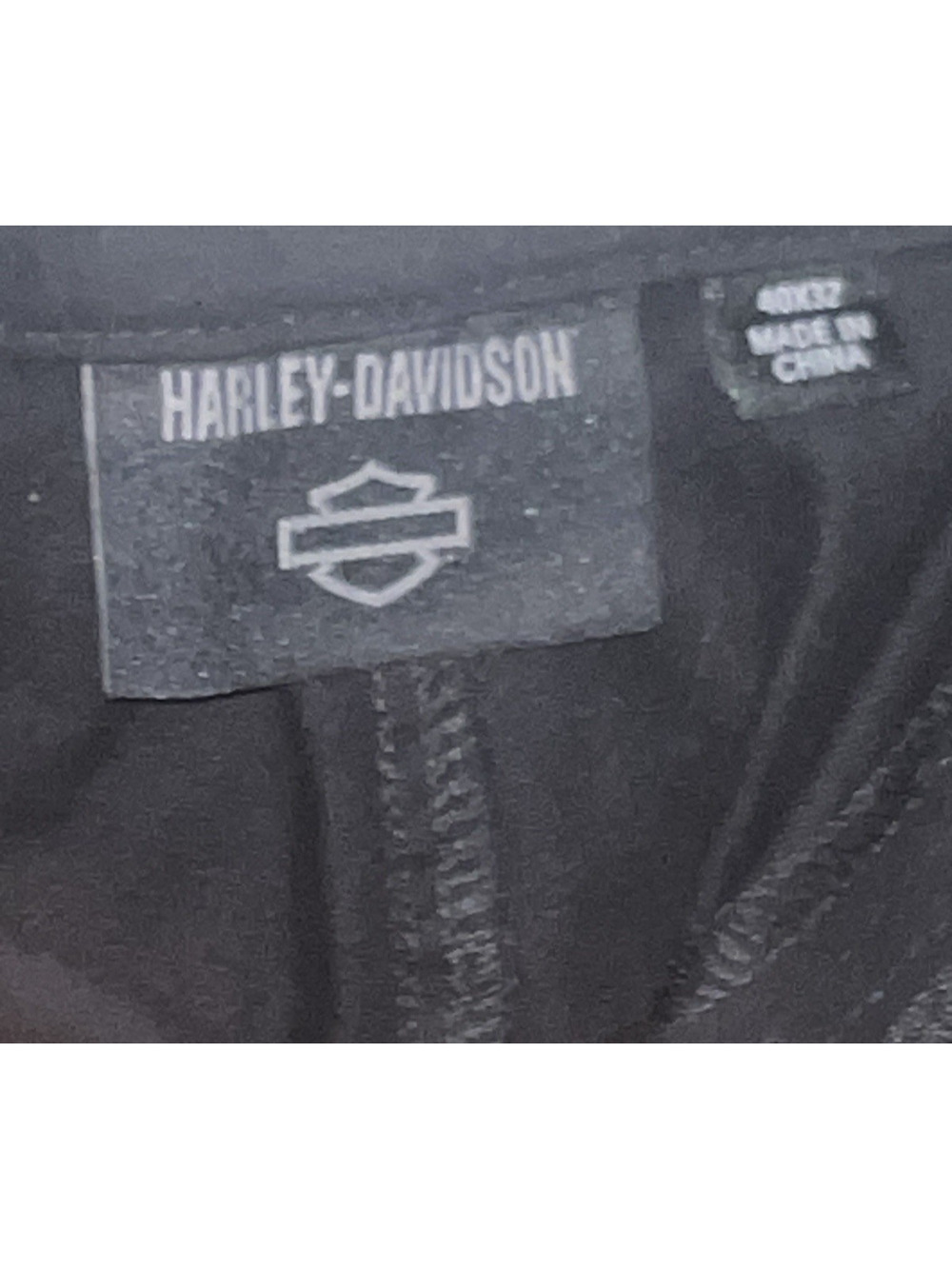 Harley Davidson The Trooper Pants Men's 40x32 Black Cargo Pockets Biker Ride